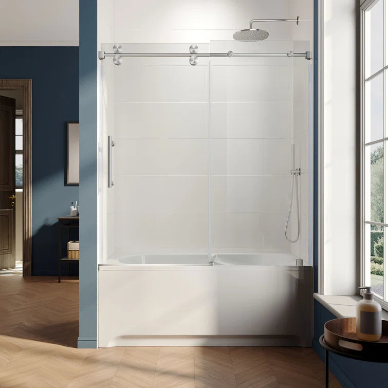 D-4 SINGLE SLIDING DOOR BATHTUB
