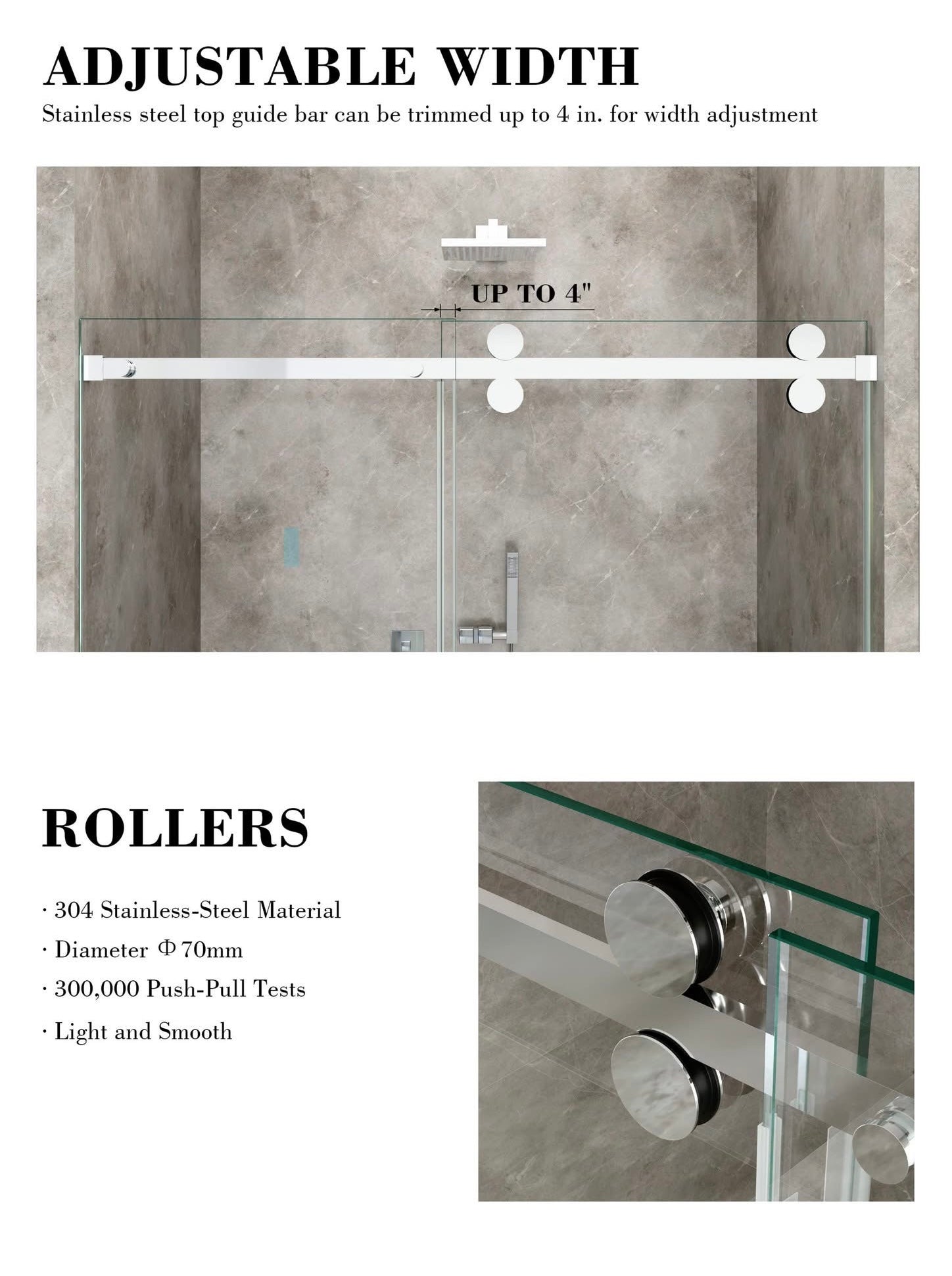 D-9 SINGLE SLIDING DOOR BATHTUB