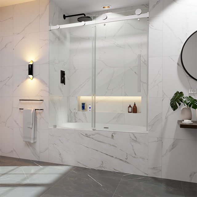 D-5 SINGLE SLIDING DOOR BATHTUB
