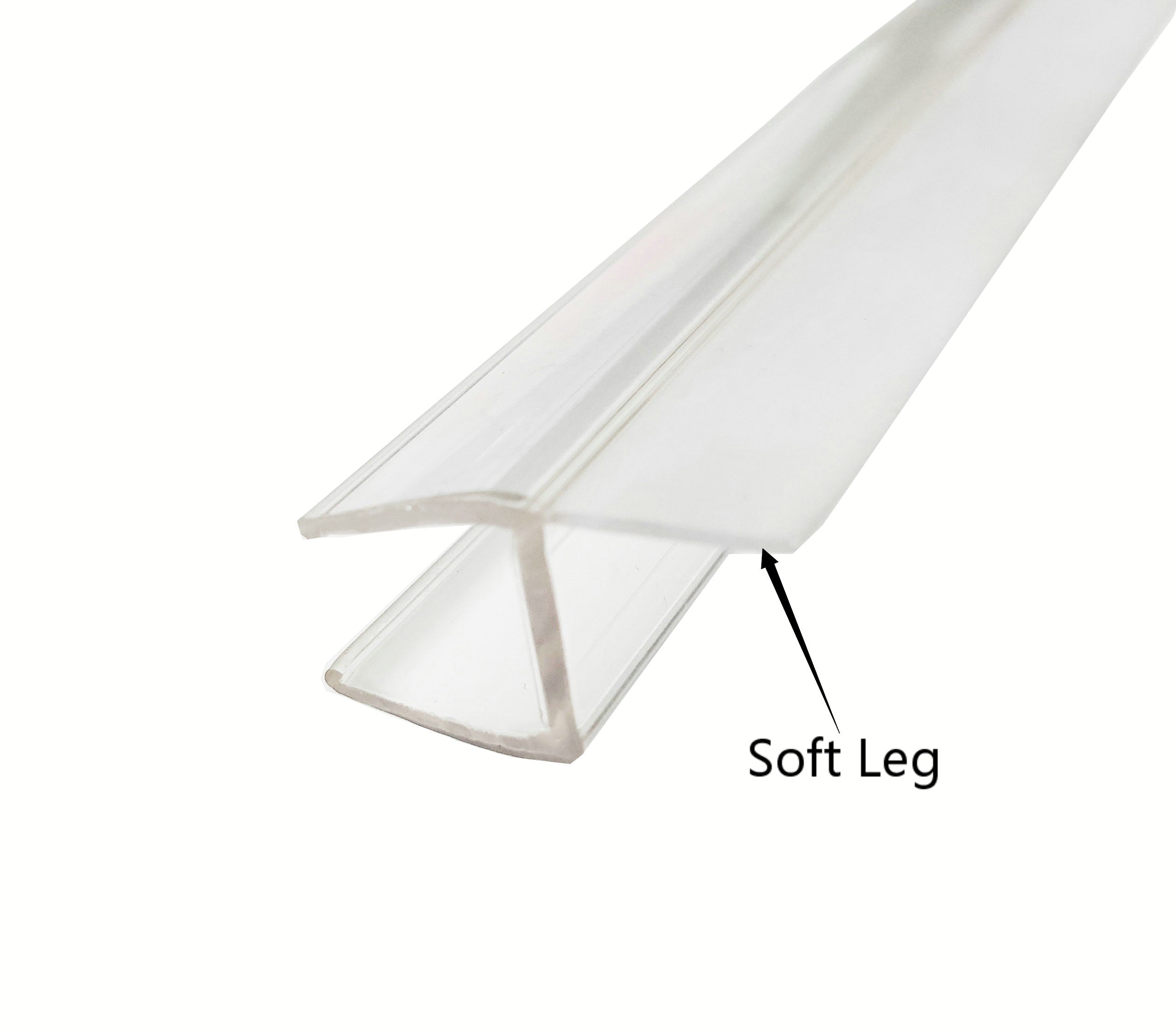 GPCC10: "Y" inline panel seals. For 3/8" glass. Length 98" 3/8 LEG