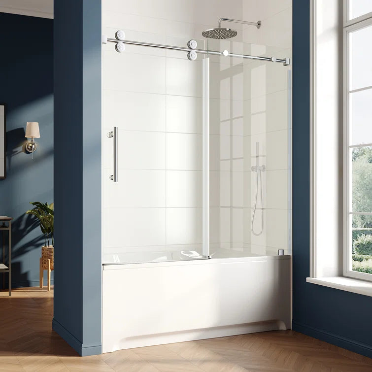 D-4 SINGLE SLIDING DOOR BATHTUB