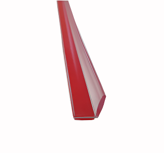 GSDTLT2:  Clear 'L' Seal for 3/8" Maximum Gap with Pre-Applied Tape.