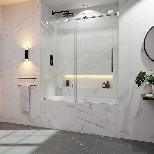 D-3 SINGLE SLIDING DOOR BATHTUB