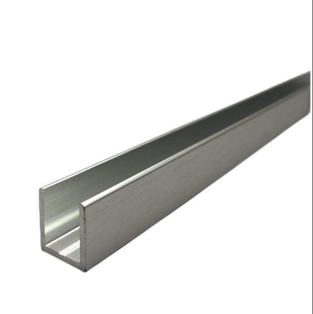 UCN-3/8-120 :  3/4" (19 mm) high profile Deep U-Channel, Fit for 3/8" Glass.