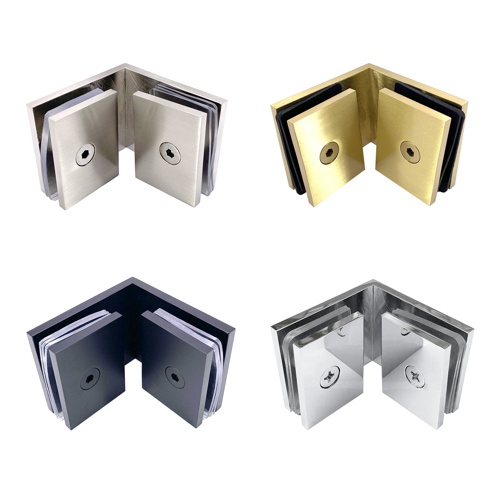 SGC90: Square 90 degree Glass to Glass Clamp